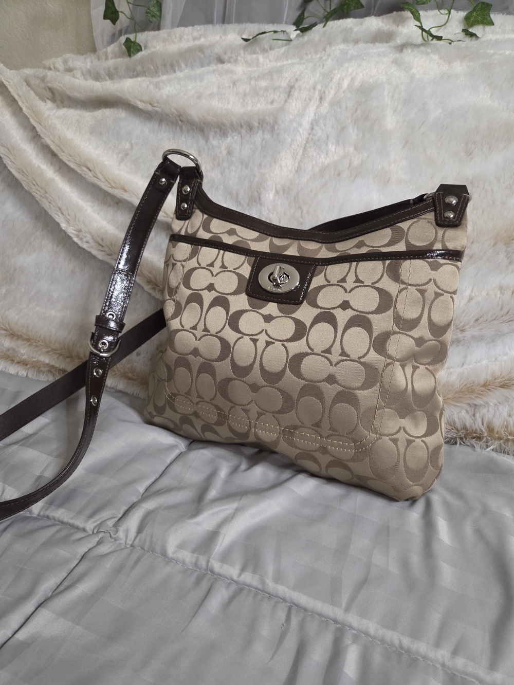 Coach Penelope Signature Hippie Crossbody Bag